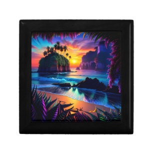Fantasy Tropical Beach Three Gift Box