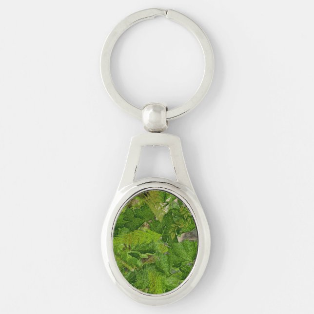 Fantasy Tropical Forest Keychain (Front)