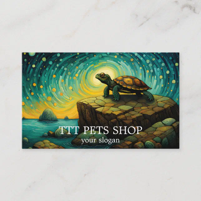 Turtle Credit Card Fantasy Turtle Business Card | Zazzle