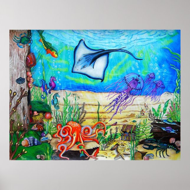 Fantasy Under The Sea Poster (Front)
