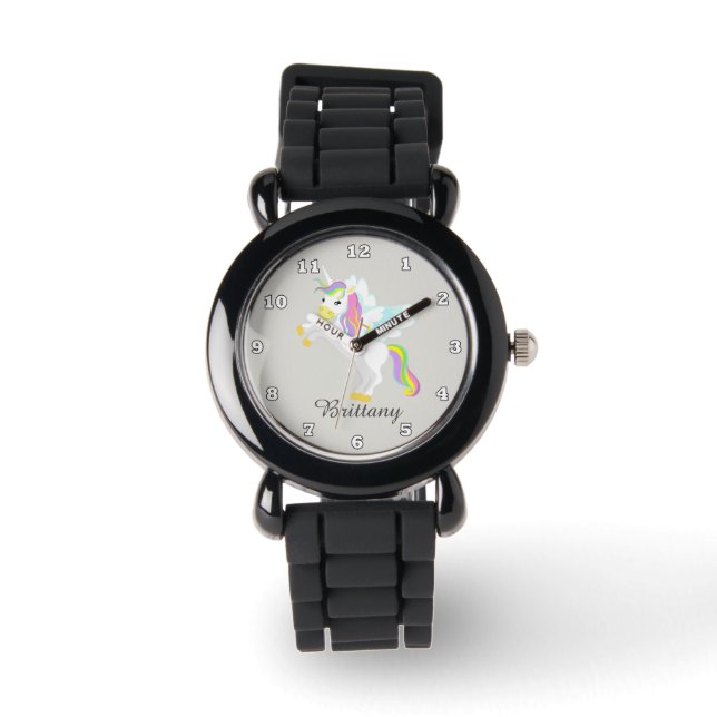 Fantasy unicorn add name watch (Front)