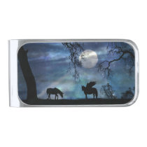 Fantasy Unicorn and Pegasus Money Clip Fantasy Unicorn and Pegasus Money Clip