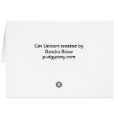 Fantasy Unicorn Cards (Back Horizontal)