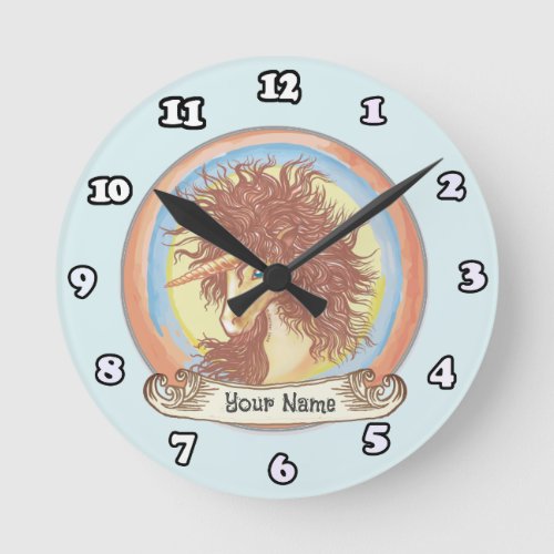 Fantasy Unicorn  clock