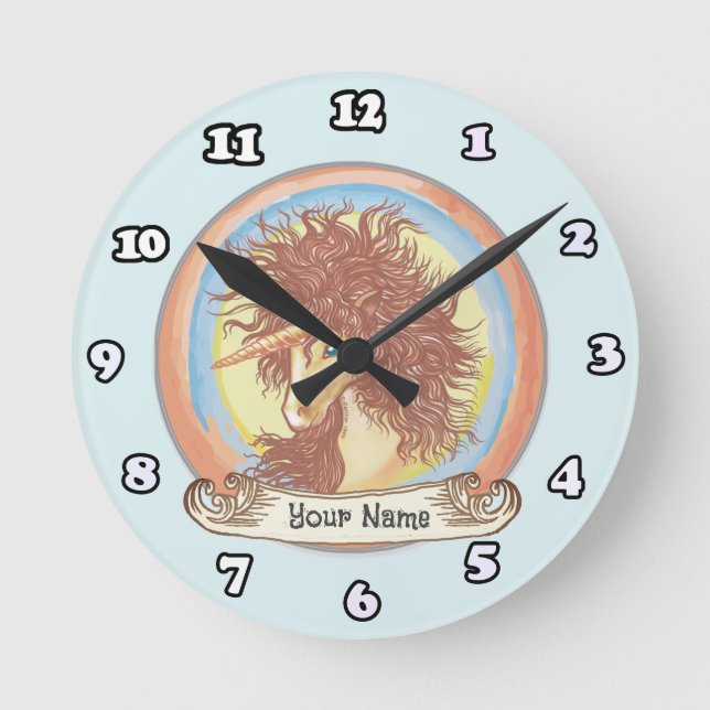 Fantasy Unicorn  clock (Front)