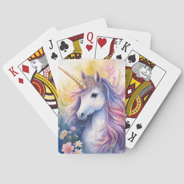 Fantasy Unicorn Playing Cards (Back)
