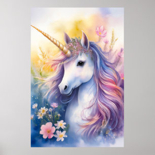 Fantasy Unicorn Poster