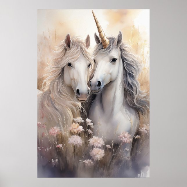 Fantasy Unicorn Poster (Front)