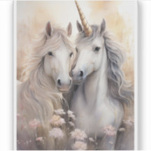 Fantasy Unicorn Transparent Sticker