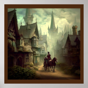 Fantasy Victorian England 1 Poster