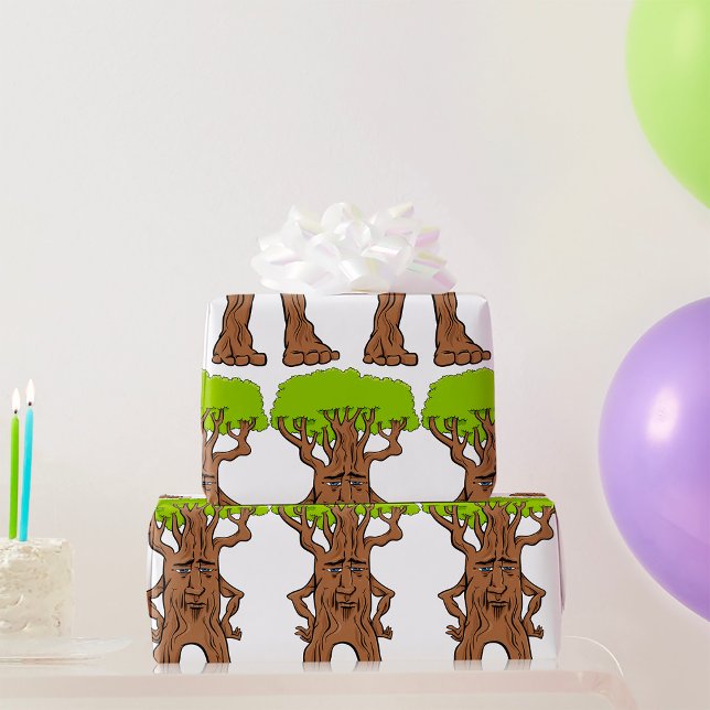 Fantasy Walking Tree Wrapping Paper (Creator Uploaded)