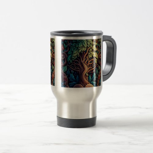 Fantasy Wallpaper Pattern TravelCommuter Mug 15  Travel Mug