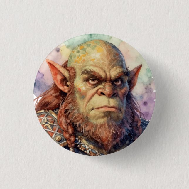 Fantasy Warrior: Dagar Button (Front)