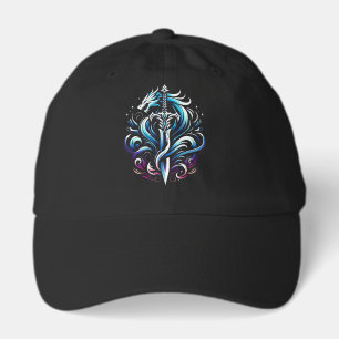 Fantasy Warrior Mystic Dragon Sword Flame Hat