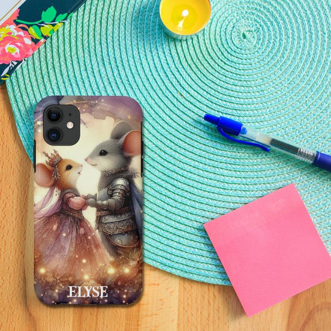 Fantasy Watercolor Renaissance Mouse Romance Case-Mate iPhone Case (Creator Uploaded)