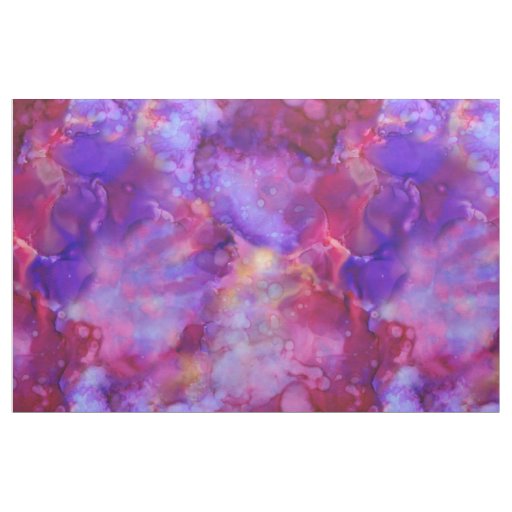 fantasy watercolors, warm tones : fabric