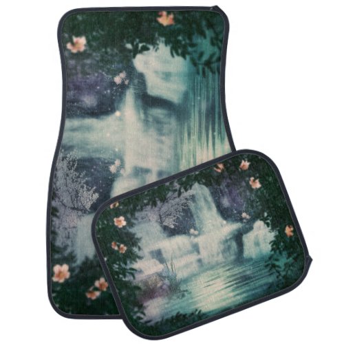 Fantasy Waterfall Cascade Car Floor Mat