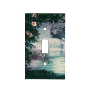 Fantasy Waterfall Cascade Light Switch Cover
