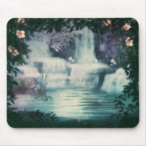 Fantasy Waterfall Cascade Mouse Pad