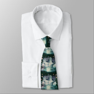 Fantasy Waterfall Cascade Neck Tie