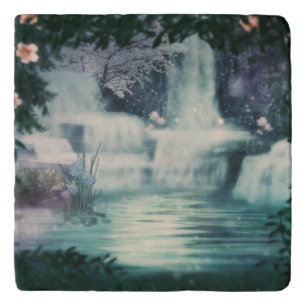 Fantasy Waterfall Cascade Trivet