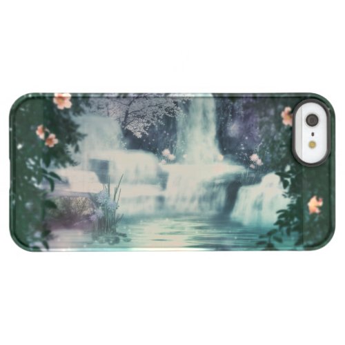 Fantasy Waterfall Cascade Permafrost iPhone SE55s Case