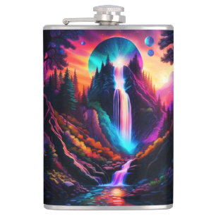 Fantasy Waterfall Flask