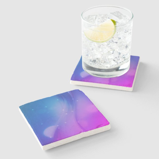 Fantasy Wave Stone Coaster (Side)