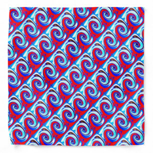 Fantasy waves fashion bandana