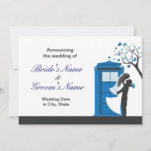 Fantasy Wedding Announcement/Invitation