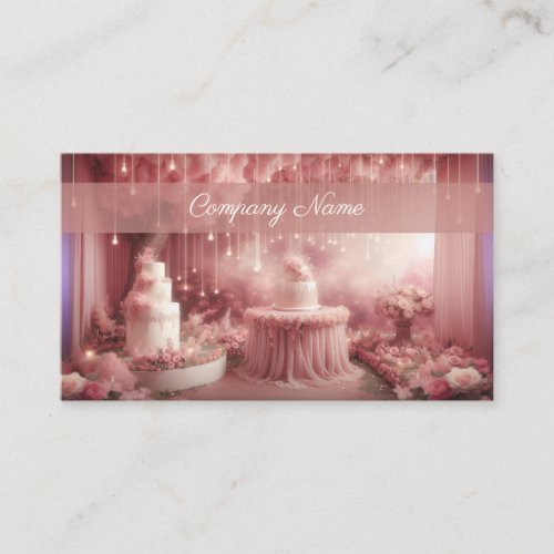 Fantasy Wedding Cake Business Card