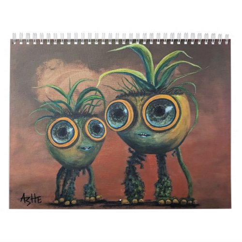 Fantasy Whimsical Surrealism 12_Month Calendar