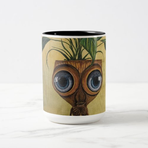 Fantasy Whimsical Surrealism Two_Tone Mug 15 oz Two_Tone Coffee Mug