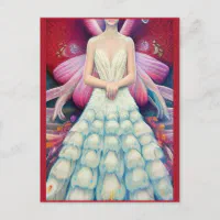 White Peacock Dress