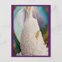 White peacock hot sale wedding dress