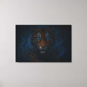 Fantasy White Tiger – Mystic Aura Series   ManJian Canvas Print