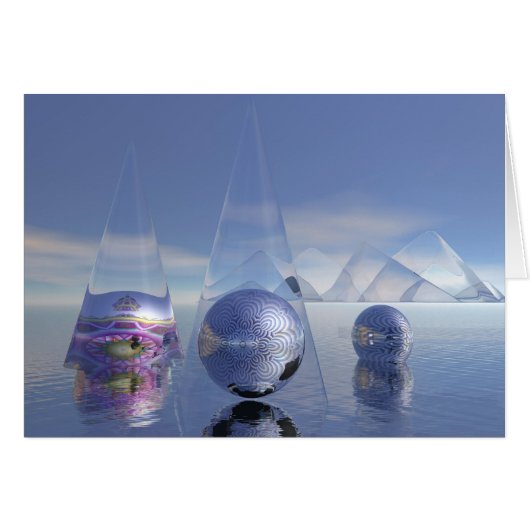 Fantasy wintertime card (Front Horizontal)