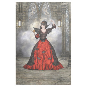 Fantasy Witch - Medieval Castle Halloween Art