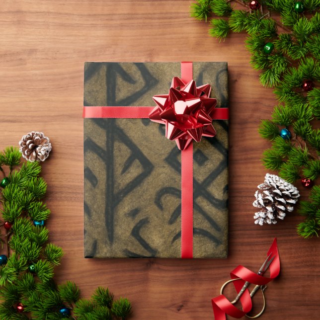 fantasy witchcraft wrapping paper (Holiday Gift)