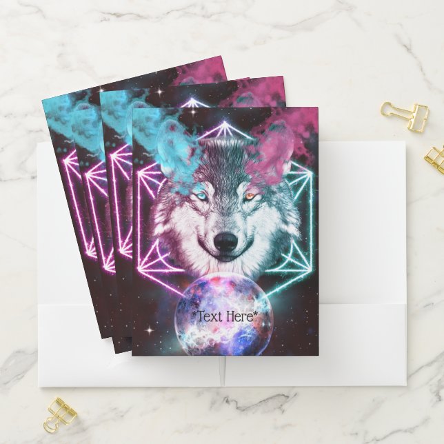 Fantasy Wolf Pocket Folder (In Situ)