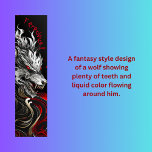 Fantasy wolf skateboard<br><div class="desc">This fantasy wolf design looks extremely cool on the boards, also the word "Ferocious !!" is put there so you can get an idea of how much text you can put without spoiling the image, so you can edit the text and change the color, size, font and transfer the design...</div>