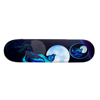 Fantasy Wolf Skateboard Deck