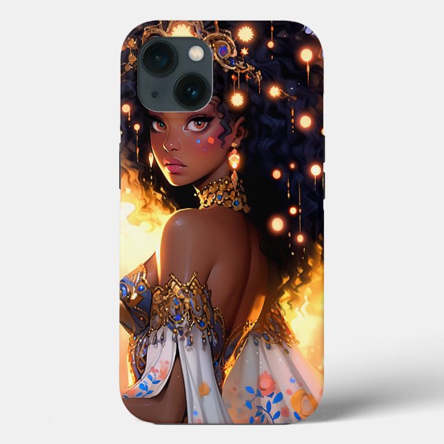Fantasy Woman African American Art Case-Mate iPhone Case (Back)