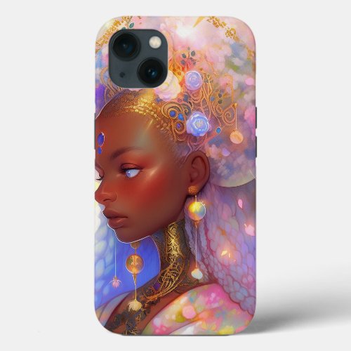 Fantasy Woman African American Art iPhone 13 Case