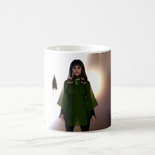 Fantasy woman Cleo Hassan from Scarlett series Coffee Mug