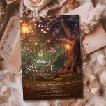 Fantasy Woodland Enchanted Forest Glow Sweet 16 Invitation<br><div class="desc">This captivating design invites them to step into a magical forest where whimsical flowers bloom in vibrant hues and delicate butterflies flutter among the foliage. Each corner of the forest is alive with color and wonder, creating an atmosphere of pure magic and delight. Perfect for celebrating a Sweet Sixteen with...</div>