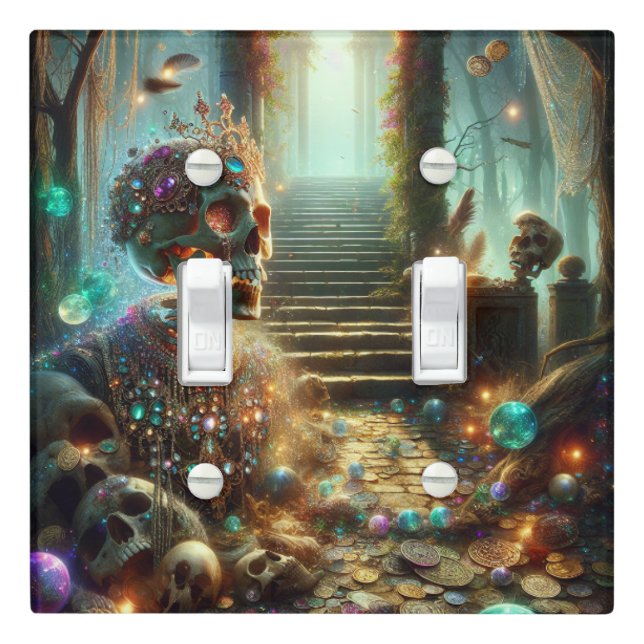 Fantasy World 12 Light Switch Cover (In Situ)