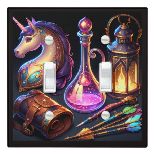 Fantasy World 3 Light Switch Cover