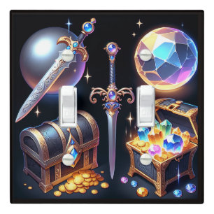 Fantasy World 4 Light Switch Cover