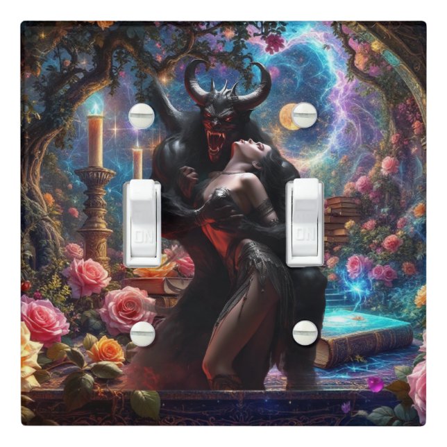 Fantasy World 6 Light Switch Cover (In Situ)